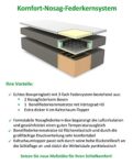 SAM® Boxspringbett Carmen, Nosag-Box, Bonellfederkernmatratze