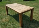 Wuchtiger TEAK BIGFOOT Gartentisch 180x90 Holztisch Teaktisch Garten Tisch Holz von AS-S