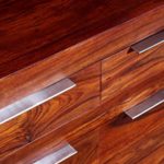 vidaXL Massivholz Sideboard Beistellkommode Anrichte Sheesham-Holz 160×35×75 cm