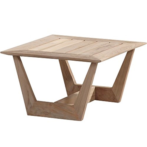 4Seasons Outdoor Cancun Beistelltisch Teaktisch 60 x 60 x 35 cm Teakholz 212413