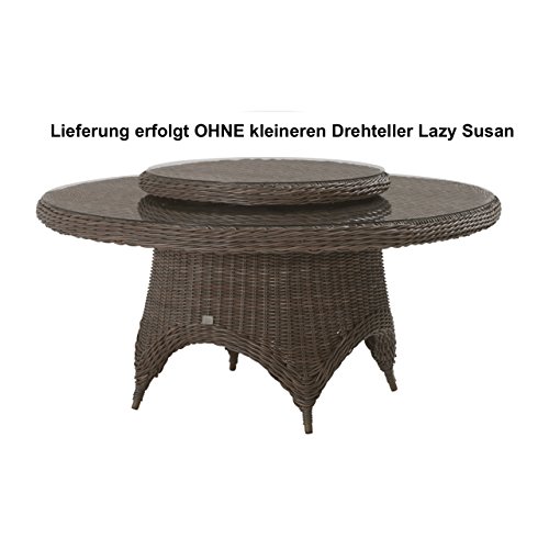 4Seasons Outdoor Madoera Dining Tisch Esstisch ø 170 cm Polyrattan colonial