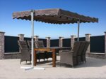Standmarkise Dubai Taupe