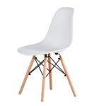 MCC Retro Design Stühle LIA im 4er Set, Eiffelturm inspirierter Style für Küche, Büro, Lounge, Konferenzzimmer etc., 6 Farben, KULT (Weiß)