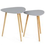 SONGMICS / modern / skandinavischer Stil / Minimalismus / vielfältig einsetzbar / runder Tisch / Kaffeetisch / Beistelltisch