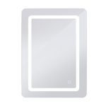 POPSPARKk Badspiegel LED Beleuchtung Wandspiegel Badezimmerspiegel LED Badezimmer Licht Spiegel 9W 50x70x4cm