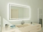 Aurora21 LED Spiegel, Badspiegel mit Beleuchtung: verschiedene Größen auswählbar, modern und zeitlos - Maße: 80cm x 60cm