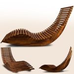 Deuba Schwungliege | FSC®-zertifiziertes Akazienholz | Ergonomisch | Vormontierte Latten | Wippfunktion | Gartenliege Sonnenliege Relaxliege Saunaliege