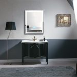 Badspiegel LED Beleuchtung Wandspiegel Badezimmerspiegel Intelligent Lichtspiegel mit Bluetooth Lautsprecher ( 600 x 800 mm )