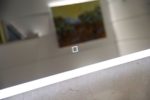 Dr. Fleischmann Badspiegel LED Spiegel GS042 mit Beleuchtung durch satinierte Lichtflächen Badezimmerspiegel mit Touch-Schalter (120 x 60 cm)