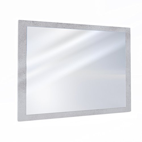 VICCO Badezimmerspiegel Badmöbel 45 x 60 cm - Spiegel Hängespiegel Badspiegel (Beton)