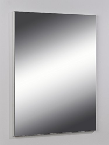 CAVADORE Badspiegel SLEEK 08/eleganter, hochwertiger Wandspiegel/Zeitlos - für jeden Raum/längs und quer montierbar/60 x 80 x 2 cm (B x H x T)