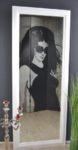 Livitat SX1281-W Wand-/ Badspiegel, 150 x 60 cm, Holz, weiß