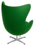Sessel Stuhl Retro DIXON EGG Gepolstert Armlehnenstuhl Kaschmir Design Vetrostyle gruen