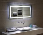 LED-Beleuchtung Badspiegel GS099N Lichtspiegel Wandspiegel Badzimmerspiegel Tageslichtweiß IP44 (120 x 60 cm)