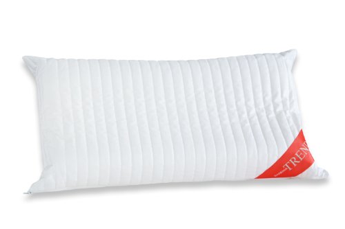 Badenia Bettcomfort Premium Nackenstützkissen Trendline, passend für Bezüge 40 x 80 cm, weiß