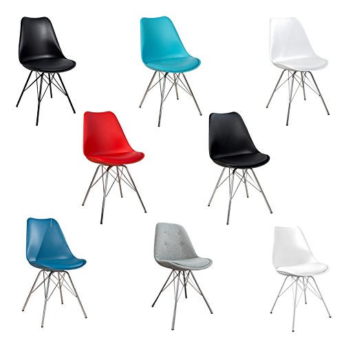 Invicta Interior Esszimmerstuhl Scandinavia Stuhl Farbwahl Verschiedene Farben Stuhl Küchenstuhl mit Moderner Sitzschale