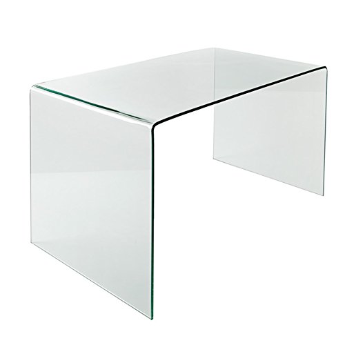 Invicta Interior Glas Esstisch Ghost Transparent Schreibtisch Ganzglastisch Glastisch Tisch