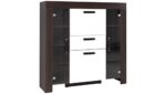 JUSTyou Cezar Highboard Kommode Sideboard (HxBxT): 131x130x42 cm mit Farbauswahl