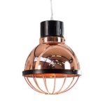 Moderne Hängeleuchte Industrie FACTORY kupfer 25cm Deckenlampe E27 Industrielampe Pendelleuchte Beleuchtung Deckenleuchte