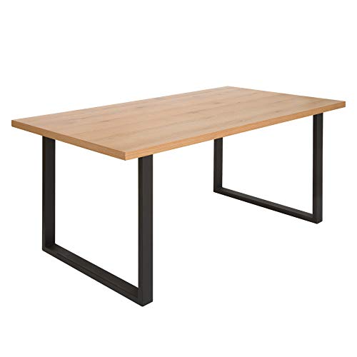 Riess Ambiente Design Esstisch Canadian Wild Oak 160cm Eiche Küchentisch Konferenztisch Tisch