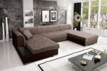 Sofa Couchgarnitur Couch Sofagarnitur KRETA 8 U Polstergarnitur Polsterecke Wohnlandschaft mit Schlaffunktion