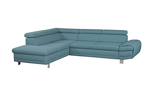 Cavadore Sofa Marool mit Kopfteilverstellung/Großes Sofa im Modernen Design