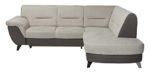 Cotta Marina Polsterecke, Stoff, beige/braun, 263x210x91 cm