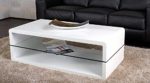 agionda Weiß Hochglanz lackiert Couchtisch Nomos 120 x 60 cm Exclusiver Designer Couchtisch