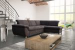mb-moebel Ecksofa Eckcouch mit Bettkasten Sofa Couch L-Form Polsterecke Andria