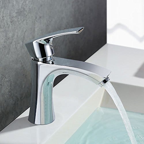 Homelody Wasserhahn Bad Waschbecken Mischbatterie Badarmatur Waschtischarmatur Einhandmischer Waschtisch Armatur f. Badezimmer