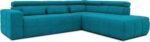 DOMO. collection Ecksofa Brandon, Sofa mit Rückenfunktion in L-Form, Polsterecke, Eckgarnitur 275 x 228 x 98 cm (BxTxH), türkis