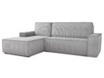 Ecksofa Totti L mit Schlaffunktion und Bettkasten - Cord Stoff - L-Form Couch, Polstersofa, Schlafsofa, Sofagarnitur (Grau (Poso 110), Ecksofa Links) Ecksofa Totti L mit Schlaffunktion und Bettkasten - Cord Stoff - L-Form Couch, Polstersofa, Schlafsofa, Sofagarnitur (Grau (Poso 110), Ecksofa Links)
